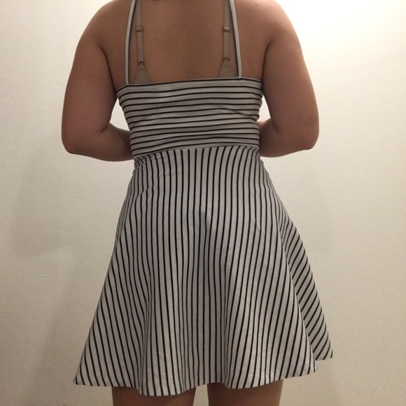 Stripped skater style dress - Picture 2 of 4
